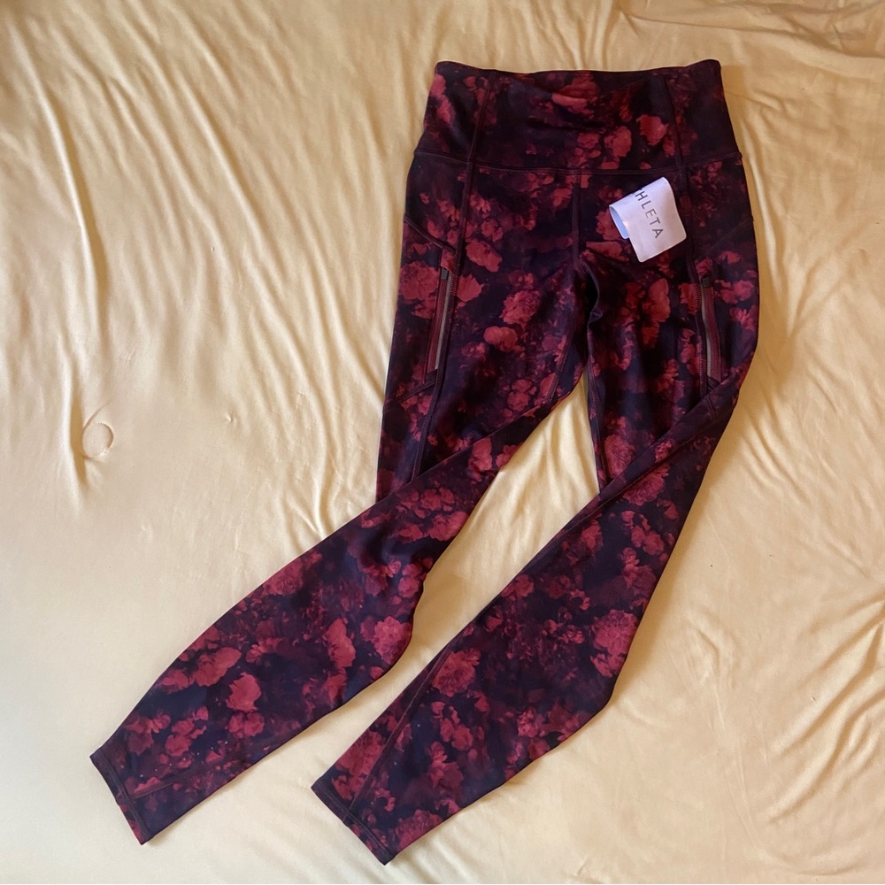 NWT Athleta Ranier tights Sz XS